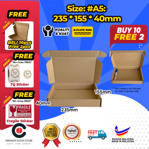A4 A5 Gift Packaging Box Kotak Hadiah Pizza Box big small Packaging Box Packing Box Courier Box Mailer box 盒子