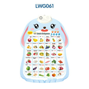 Mamibayi Poster Dinding Edukasi Suara Anak Indonesia Dan Inggris Belajar Anak