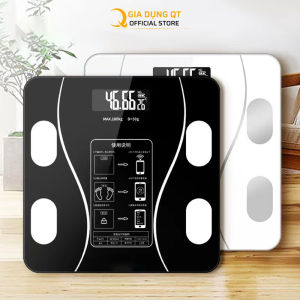 (GIAO NHANH 24H) Cân Điện Tử Sức Khỏe Bluetooth Trọng Lượng Tối Đa 180Kg Tặng Kèm Pin Để Sử Dụng Cân Điện Tử Mặt Kính Cường Lực Sang Chảnh Cân Sức Khỏe Cần Thiết Cho Mọi Nhà Cân Điện Tử Cân Người