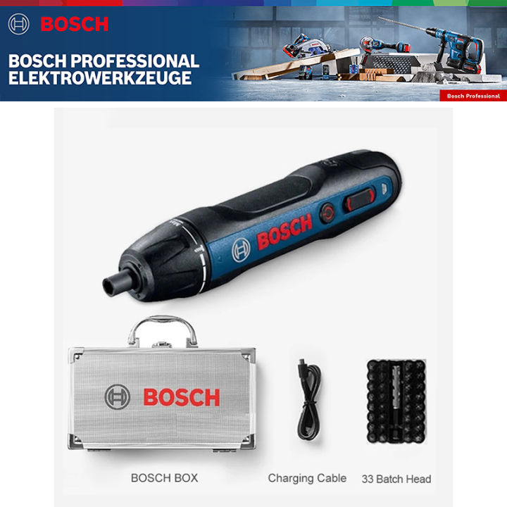 Bosch GO 2 Electric Screwdriver Set USB Rechargeable