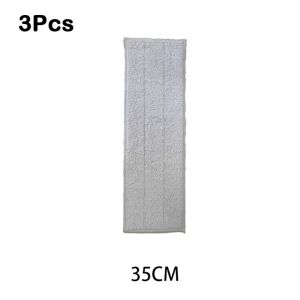 ALLUCK 3PCS Removable Flat Mop Replacement Cloth Microfiber Washable Mop Refill Durable Reusable Lazy Mop Cloth