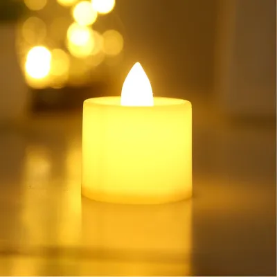 Lilin Led Mini Candle Light Lamp Dekorasi Kamar Tidur Rumah Warna Warni Dekorasi Portable HH
