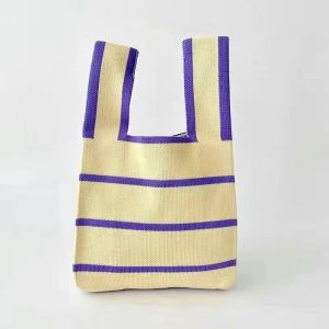 Tas tangan anyaman buatan tangan tas jinjing tas tangan fashion wanita