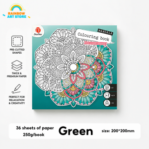 Deco Time Colouring Books A4 Adhesive Coloring Book For Adult Kid Student Pressure-relief Relax Thick paper can be paired with colored lead/ acrylic markers/watercolor pens