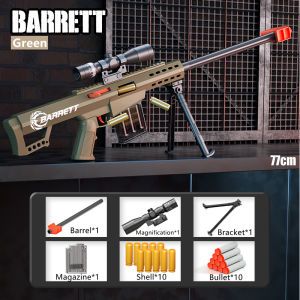 Childrens outdoor sports toys AWM / 98K / Barrett Sniper toy Shell-eject Toy Outdoor safety shooting toys