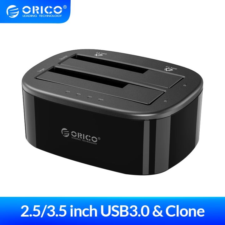 ORICO 6228US3-C Dual Bay 36TB HDD Docking Station พร้อมออฟไลน์