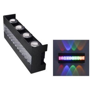 EODKUS AC85-265V LED Wall Lamp 10W/8W/6W Up Down Illumination Waterproof Wall Light Minimalist Wall-mounted Wall Washer Light Courtyard Decoration