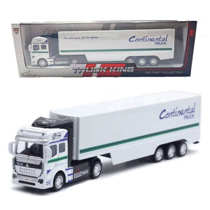 Truck Toys For Boys Car Truck Container Truck Transporter Big Size Car Model With 6 Alloy Cars