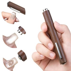 แม่เหล็กรูปตาแมวอเนกประสงค์ Dorisna 3 IN 1สำหรับการออกแบบเล็บแท่งแม่เหล็กทรงกระบอกอุปกรณ์ทำเล็บ