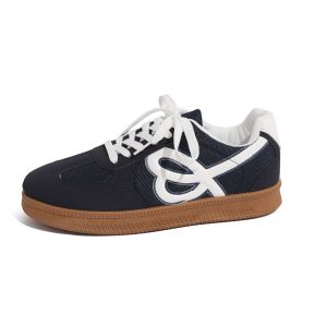 YOTO Women Shoes Casual Low Top And Lace Up PU Leather Breathable Mesh Fancy Patterns Sneakers.