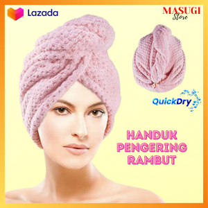 Handuk Pengering Pembungkus Rambut Cepat Kering Dewasa Hair Wrap Drying Towel FAROOT