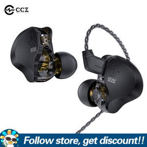 CCZ Solo DC02 HiFi Earbud Dual Magnetic Circuit 10MM DD & PU+PET Composite Diaphragm In-ear Monitor Headphones With 4N OFC Cable Comfortable To Wear Headsets Clear Sound Sport Running Earphones For Smartphones MP3 MP4 Players Tablet Laptops Computers
