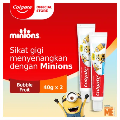 Colgate Kids Minions Toothpaste/Pasta Gigi 40 gr x 2