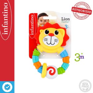 INFANTINO Lion Teether™ (BPA-Free) |  | 3 months+
