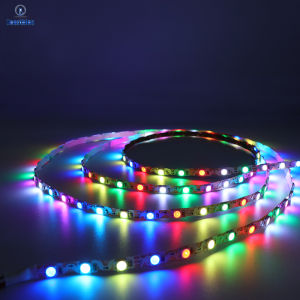5V WS2812 S Shape Foldable Led Strip Light WS2812B for DIY 60leds 6mm PCB Individually Addressable Dream Color 5050 RGB Pixels Tap