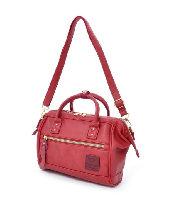 Leather Mini Boston Hand Bag cullni Black Grained leather - Mini