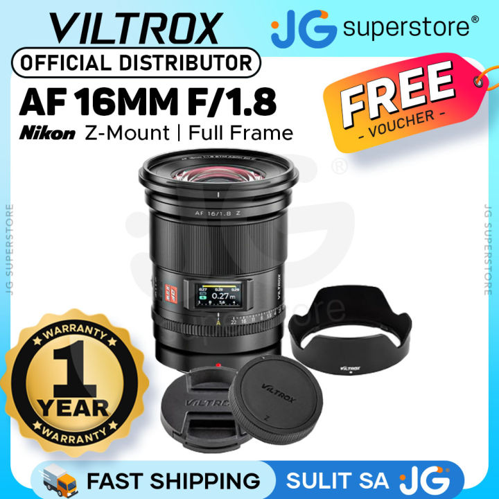 Viltrox 16mm Nikon Z-mount Full Frame Wide Angle Autofocus Prime Lens  for Z9 Z8 Z7II Z7 Z6III Z6II Z6 Z5 Zf Mirrorless Cameras