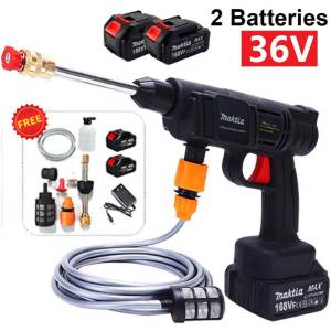 🔥9.9 MEGA SALE🔥MAKITA Pressure Washer Gun 48V Lithium Battery Cleaning Water Garden Sprayer High Pressure Water Pump Cordless Car Washer Gun Water Handheld SprayMAKITA