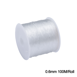 50/80/100m/roll Plastic Crystal DIY Beading Stretch Cords Elastic Line Jewelry Making Supply Wire String Jeweleri Thread String Thread