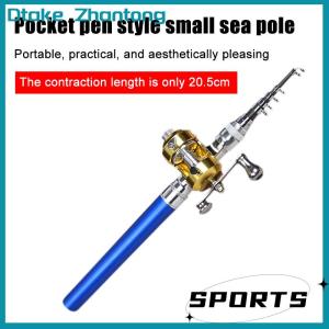 Dtake Ultra Short Pocket Rods Steelhead Fishing Rods Small Micro Mini Fishing Rods 1m 1.4m 1.6 Drum Reel Ice Fishing