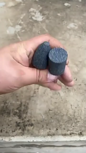 2Pcs Grinding Wheel Electric Grinding Head Brown Corundum Grinding Head Conical Grinding Head For Metal Machinery