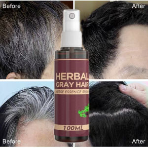 [Flash Sale] Japan Herbal Blackening Cray Hair Spray 100ml Darkening Grey Hair Treatment