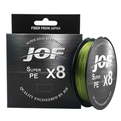 JOF Super PE Braid X8 Fishing Line 300M 150M 8Strands Braided Fishing Line Multifilament PE Line 8 Weaves Strong Braided Wire