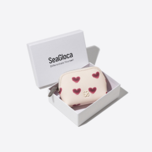 Exclusive Custom Valentines Day Heart Coin Purse Romantic Compact Wallet