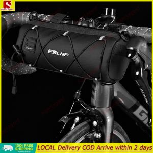 MTB Cycling Bag with Reflective Material Mesh Design Multi-pocket Bike Shoulder Bag for Outdoor Use