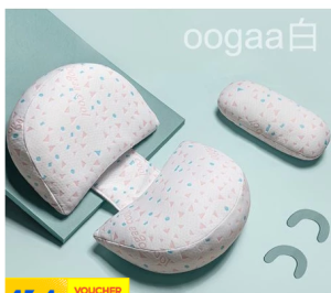 Gối bà bầu cánh tiên cao cấp giảm đau lưng tặng kèm gối phụ hỗ trợ mẹ ngủ ngon giấc dùng được cả sau sinh