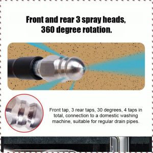 High Pressure Cleaning Kit Waterproof and Leak-proof Decontamination Good Flexibility Durable