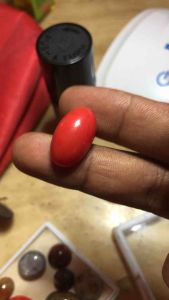 cincin marjan merah asli