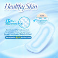 Laurier Healthy Skin Pembalut Wanita Siang Non Wing 22cm 20 Buah - Sanitary Napkin / Perawatan Kewanitaan - Mencegah Iritasi Waktu Menstruasi Dengan Permukaan Breathable 3D Bergelombang. 