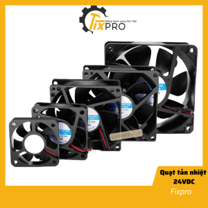 Quạt tản nhiệt 24VDC 9x9x2.5cm 2 dây chất lượng tốt  - Linh kiện Fixpro