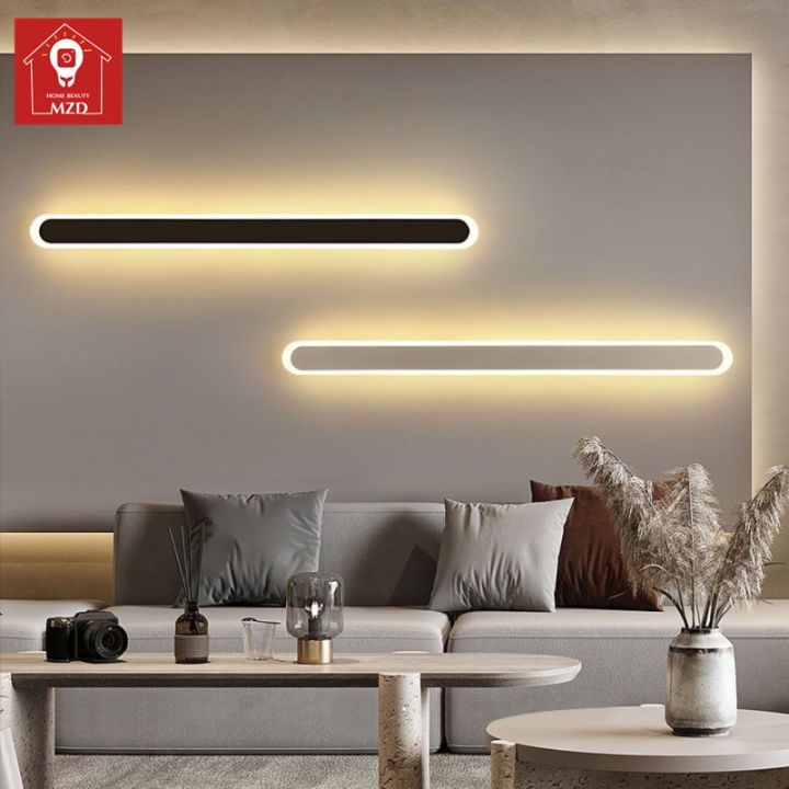 MZD【3 Colors】Nordic LED Minimalist Wall Light Living Room TV Background
