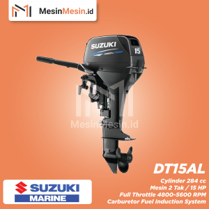 Outboard / Mesin Tempel SUZUKI DT 15 AL - 15 HP