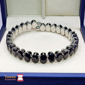 Gelang Titanium Lilit Kristal Mutiara Perhiasan Wanita Dewasa Dan Remaja Fhasion Korea