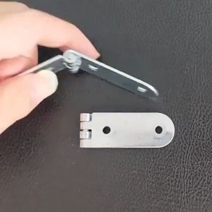 2pcs Connecting flip cover folding fixed parts cabinet door decorative painting hinge folding table flat opening hinge