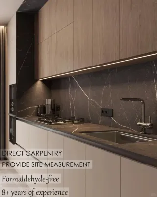 【SG Local Contractor】【Custom Furniture】Kitchen Renovation /Island Table /Kitchen Cabinet / Carpentry works