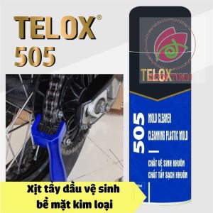 Chai Bình xịt tẩy rửa sên xe Telox 505 450ml dầu vệ sinh khuôn tẩy rửa keo