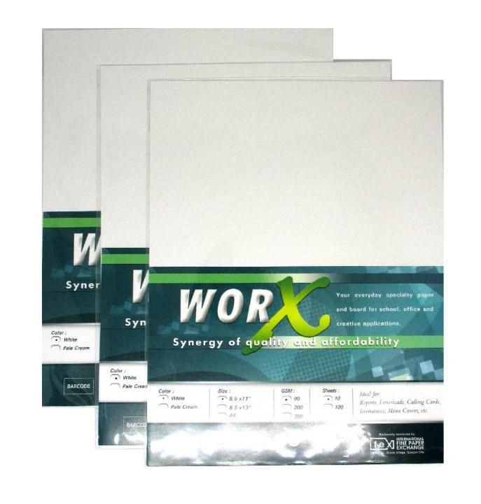 Worx Specialty Board 200gsm 8.5x11 2 packs Lazada PH