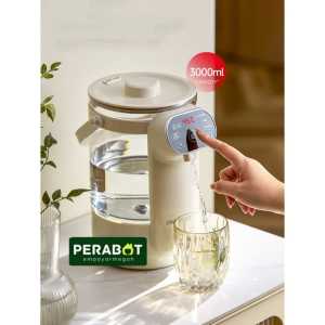 Pelapik Keluli Tahan Karat 304 Pelbagai Fungsi Isi Rumah Elektrik Termostatik Cerek Air Mendidih 3L