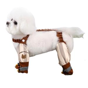 Con Chó Chân Bảo Vệ Chống Bụi Bảo Hiểm Đầy Đủ Quần Thoáng Khí Với Chân Bìa Thời Tiết quần thoải mái Cho Giống