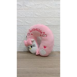 Bantal Leher U Tali Kancing Melody&Friends Bantal Travel Melody&Friends