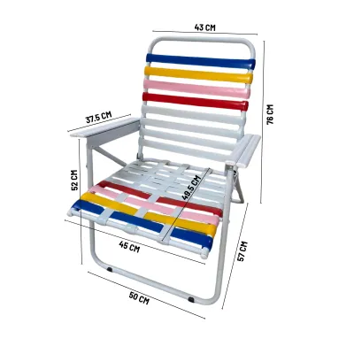 JFH WH Foldable Traveling Chair / Relax Chair / Lazy Chair / Garden Chair / Kerusi Malas Lipat / Travel Chair / Portable Folding Chair / Foldable Lazy Chair / Sunlight Chair / Compact Travel Chair