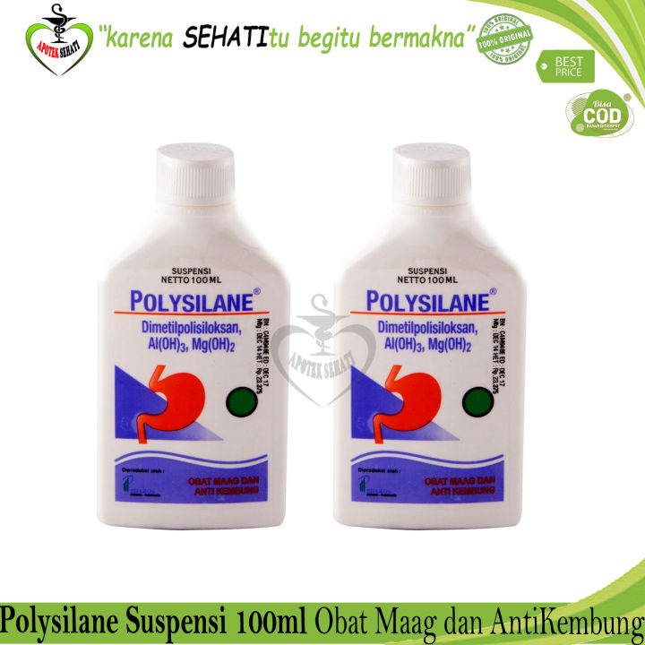 POLYSILANE SUSPENSI 100ML SIRUP OBAT LAMBUNG MAAG KEMBUNG