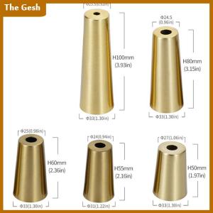 [The Gesh] Foot Solid Brushed Iron Table Chair Cylinder Cap Protect Decor Bottom Safe Pad