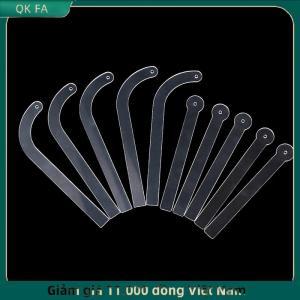 QK FA ✨ 1 5 cái rõ ràng Acrylic Bông tai hiển thị chủ giá Bông tai đeo hiệu ứng Stick ear Stud đồ trang sức thử trên thanh