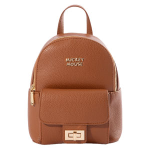 Disney New Mickey Korean Style Dual Black Should Bag Backpack Leather Luxurious Adjustable Strap for Women