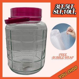[MR.COOK] Bottle Kaca Air Tebal Balang Kaca Glass Bottle Storage Container Simpan Barang Bottle Kaca 梅酒瓶 玻璃瓶